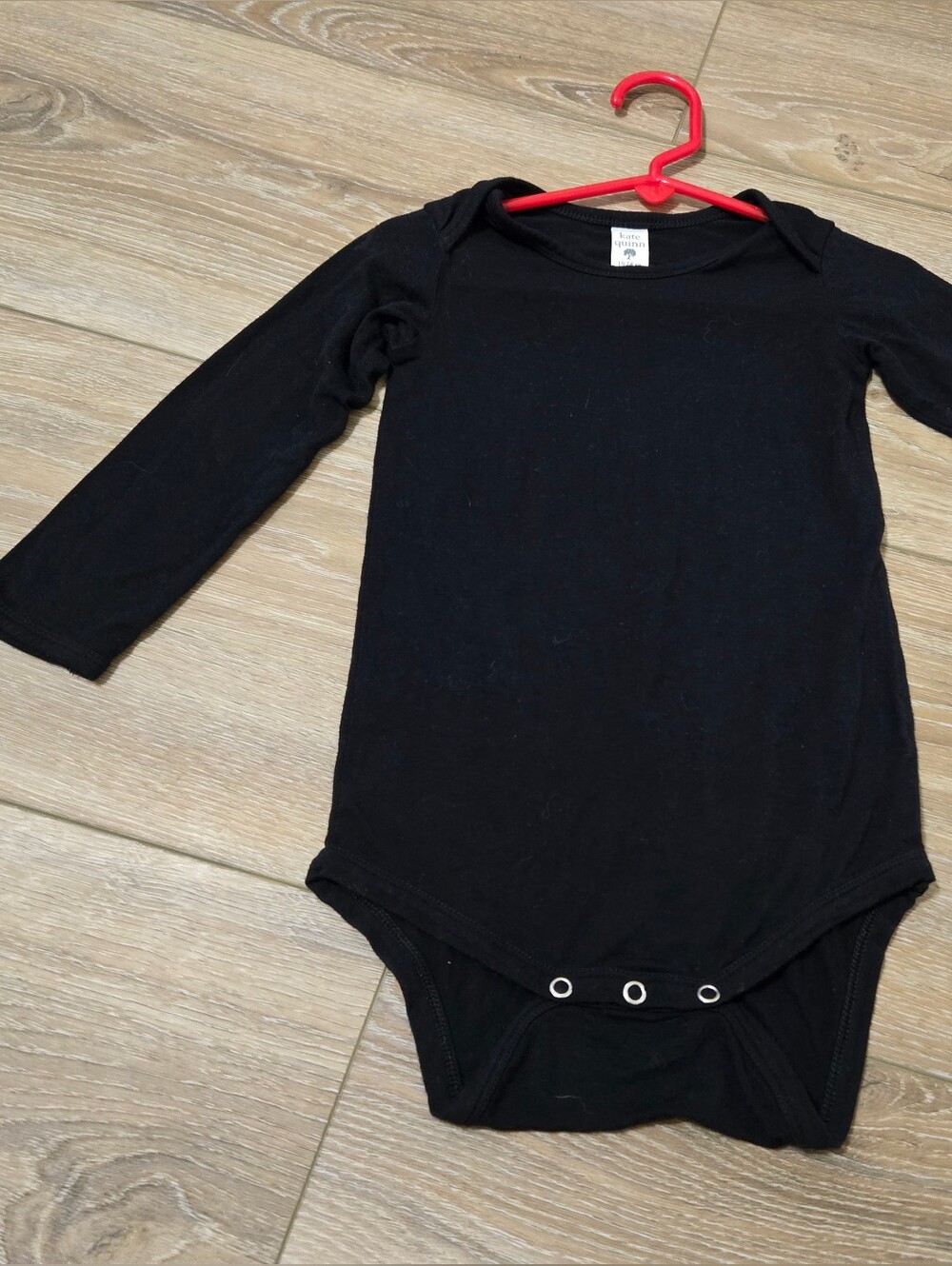 Kate Quinn Black Onesie, 18-24 Months